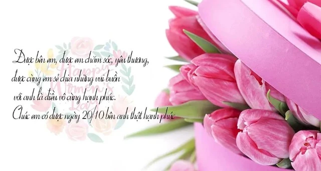 60 Mẫu thiệp chúc mừng ngày phụ nữ Việt Nam 20/10 đẹp 2024