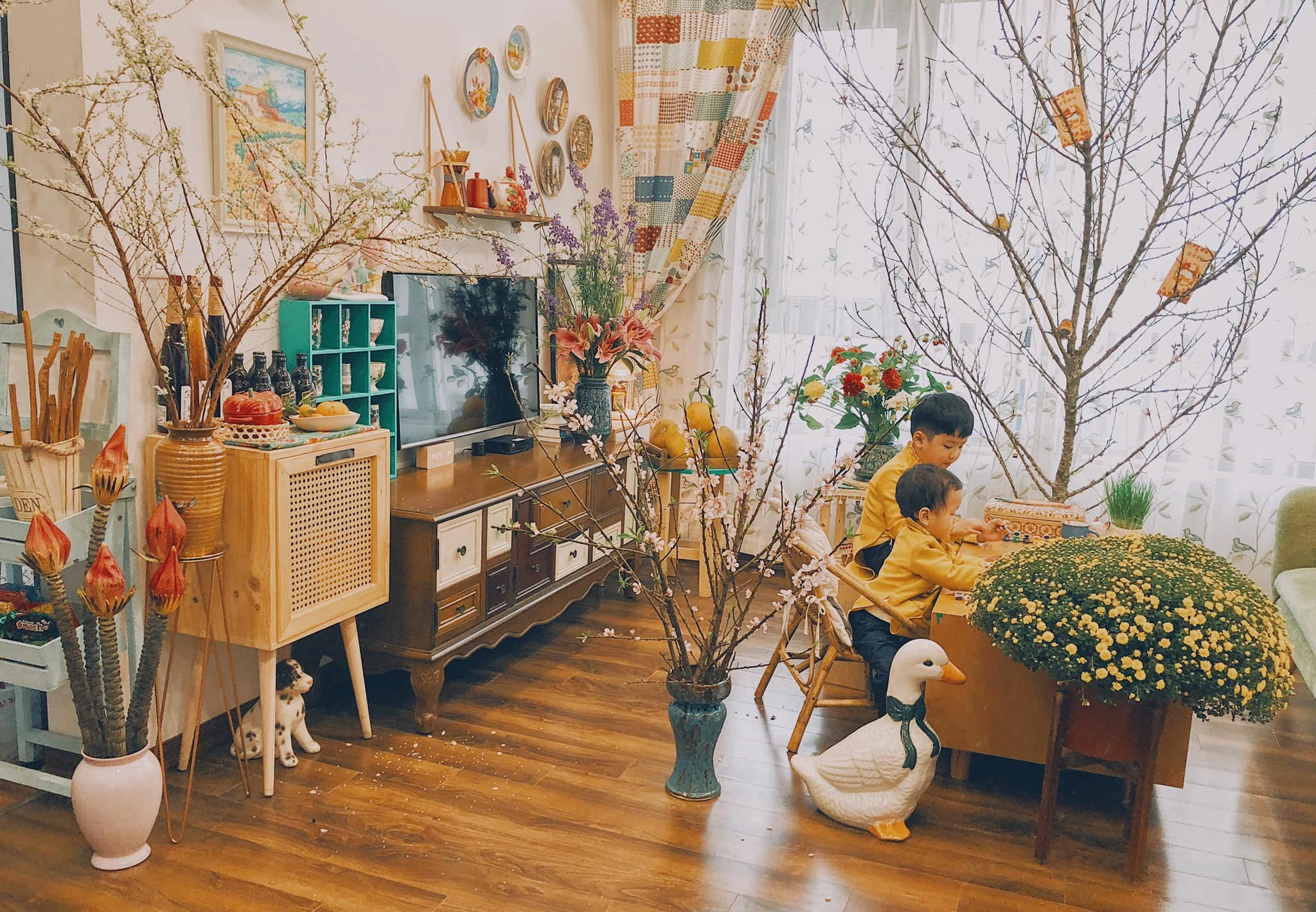 Ý tưởng trang trí nhà cửa ngày Tết Quý Mão 2024