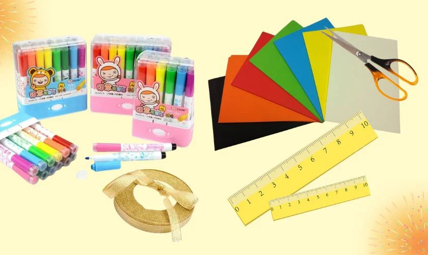 Trang trí thiệp Tết đơn giản cho không gian ấm áp