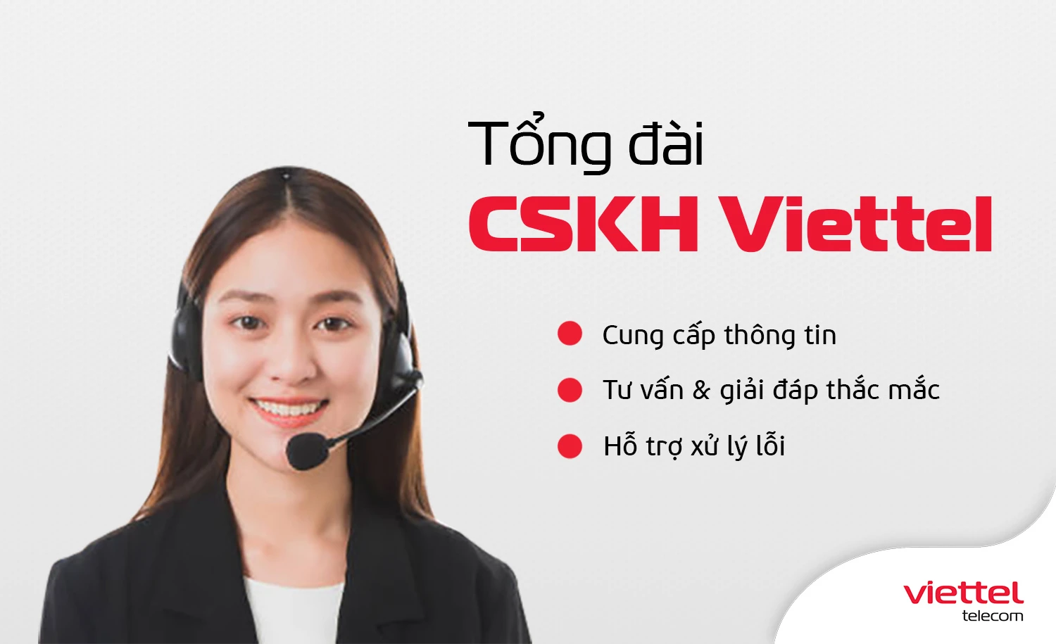 Giải đáp thắc mắc nhanh chóng qua tổng đài Viettel 18008119