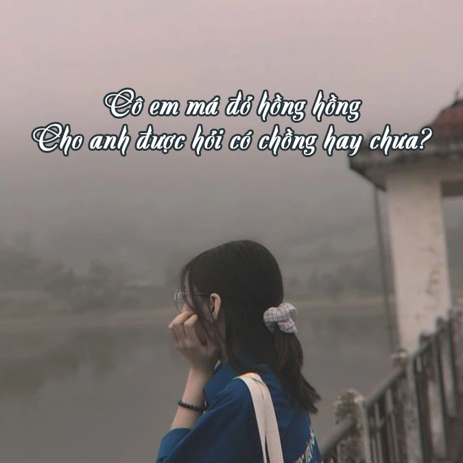 Thơ thả thính 2 câu giúp chàng ghi điểm với nàng