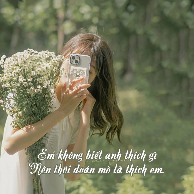 200 câu thơ thả thính 2 câu cực ngọt,