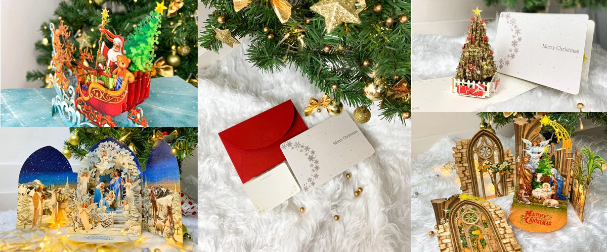 Thiệp Giáng Sinh 3D Độc Đáo Gây Ngạc Nhiên