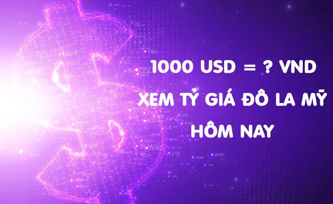 1000 đô bằng bao nhiêu tiền Việt Nam hiện nay