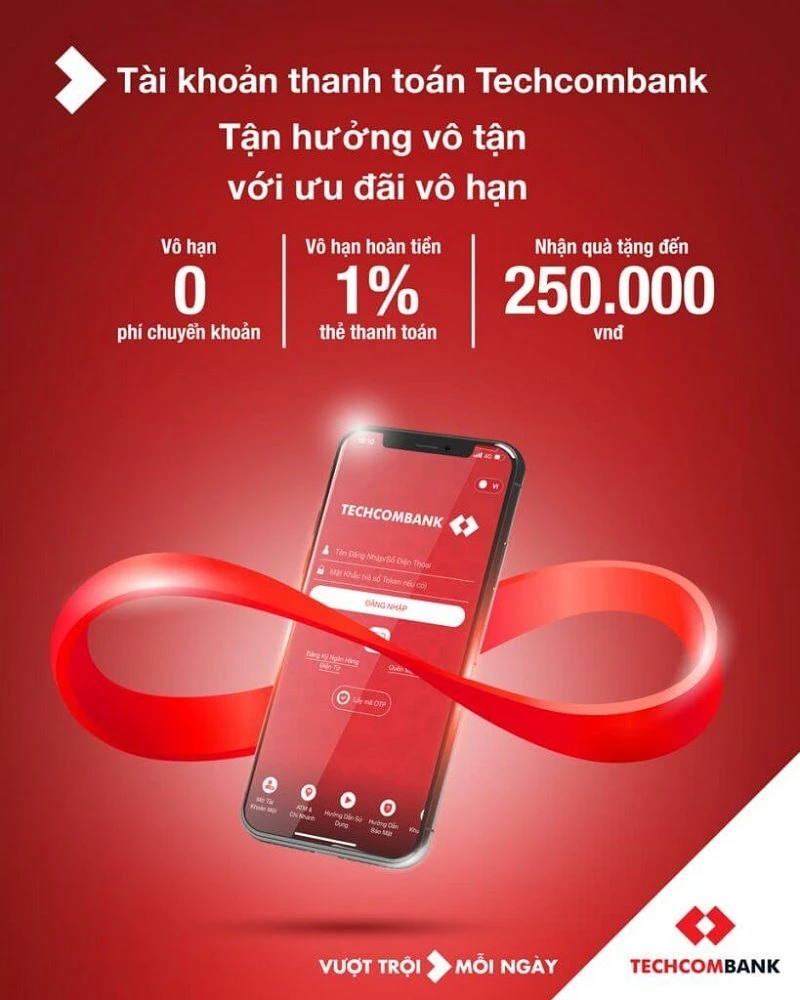 Phí chuyển đổi trả góp Techcombank cho khách hàng thông minh