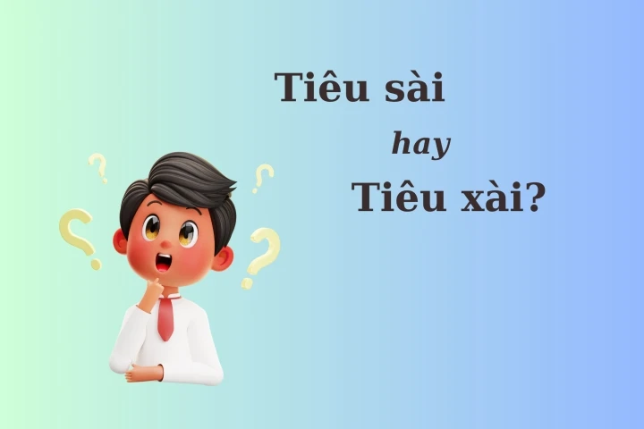 Phân Biệt Tiêu Sài và Tiêu Xài Đúng Cách