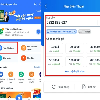 Hướng dẫn Cách chuyển tiền Vina sang Vina hiệu quả