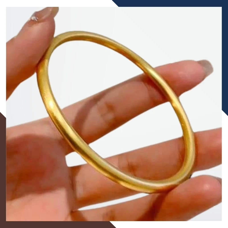 Lắc tay vàng nữ trơn: Vẻ đẹp đơn giản và sang trọng