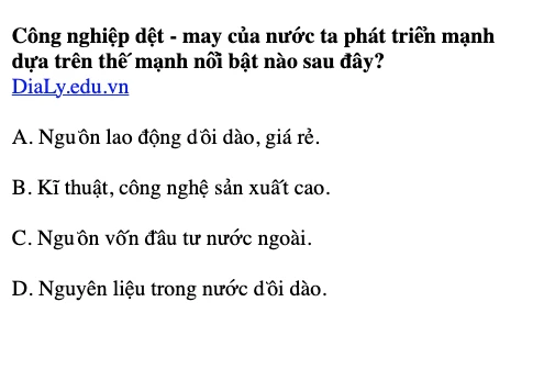 Nâng cao vị thế công nghiệp dệt may Việt Nam qua nguồn lao động