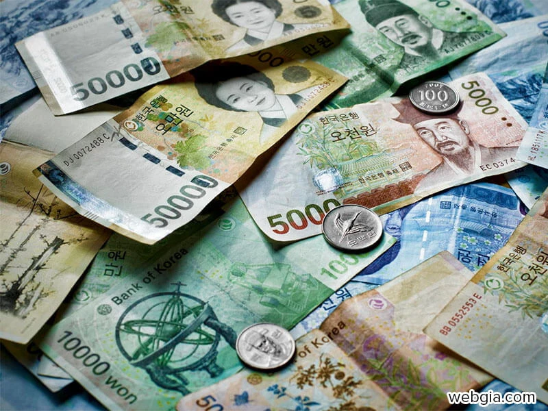 Tiền won hôm nay và tỷ giá với đồng Việt Nam