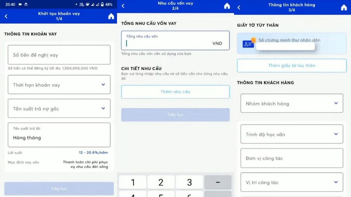 Cách vay tiền trên app MB Bank cho khách hàng đủ điều kiện