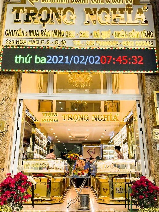 Tiệm vàng Trọng Nghĩa: Biểu tượng của sự sang trọng tại TP.HCM