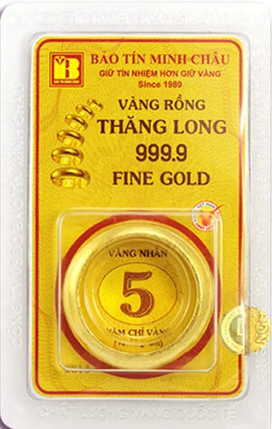 Giá vàng nhẫn tròn trơn Bảo Tín Minh Châu hiện nay