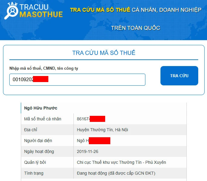 Hướng dẫn tra cứu mã số thuế cá nhân đơn giản