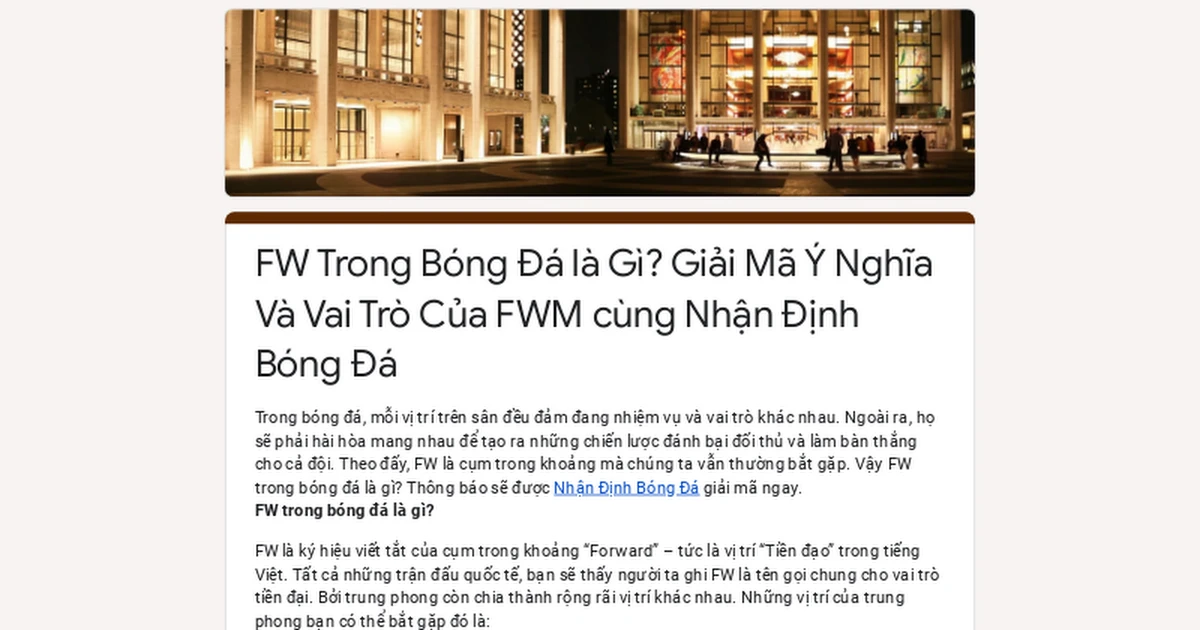 Tìm hiểu fw là gì trong giao tiếp hiện đại