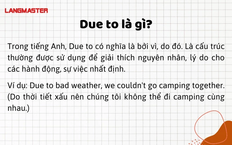 Tìm Hiểu Từ "Due" Trong Tiếng Anh Là Gì
