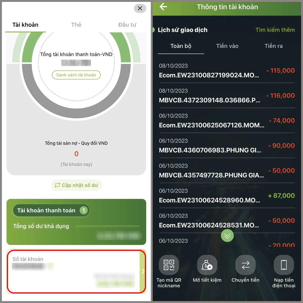 Lịch sử giao dịch Vietcombank và sự phát triển công nghệ