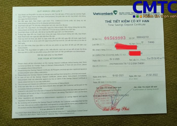 Lợi ích của sổ tiết kiệm Vietcombank cho tài chính cá nhân