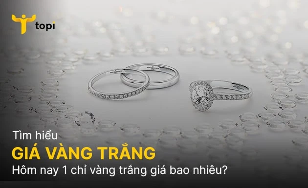 Tìm hiểu giá vàng trắng 18k và ứng dụng trong trang sức