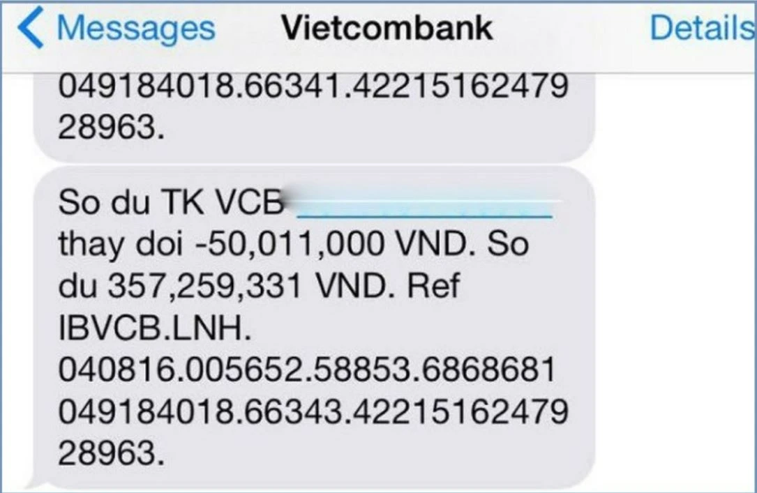 Cách xem ai chuyển tiền cho mình Vietcombank đơn giản