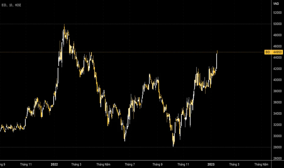 Giá cổ phiếu BIDV và tiềm năng đầu tư 2023