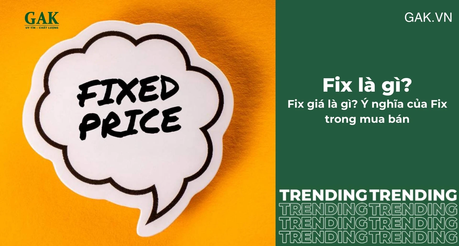 Fix giá là gì và tầm quan trọng trong giao dịch thương mại