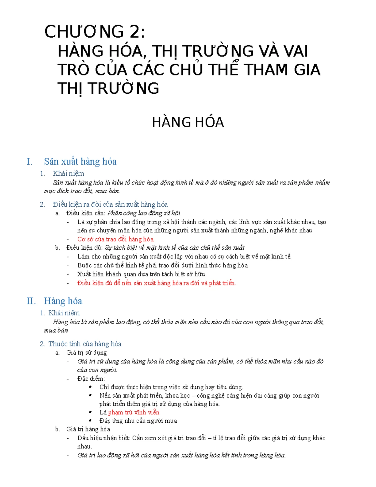 Quan hệ giữa giá trị trao đổi và hàng hóa khác nhau